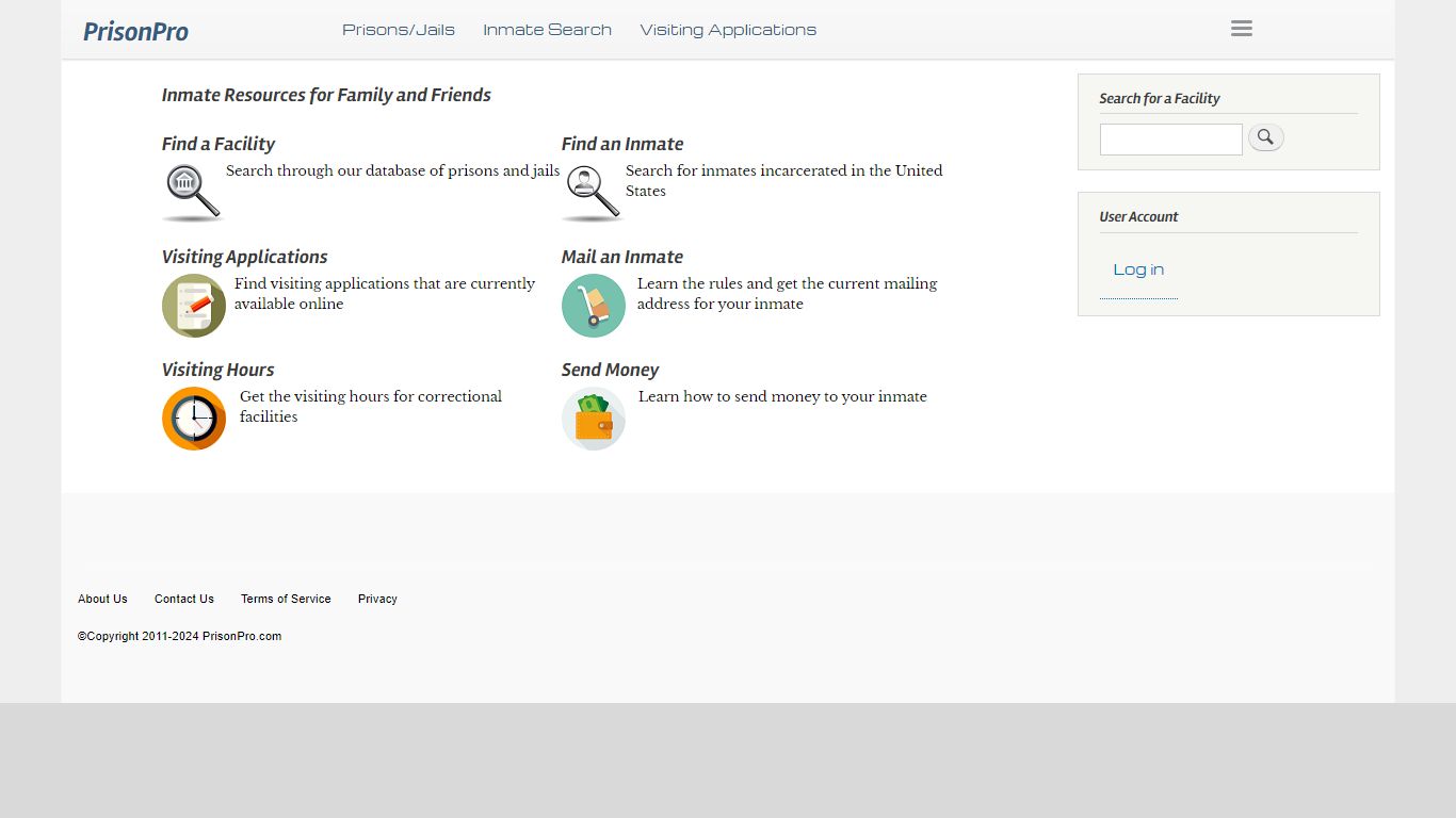 Inmate Visiting Applications | PrisonPro